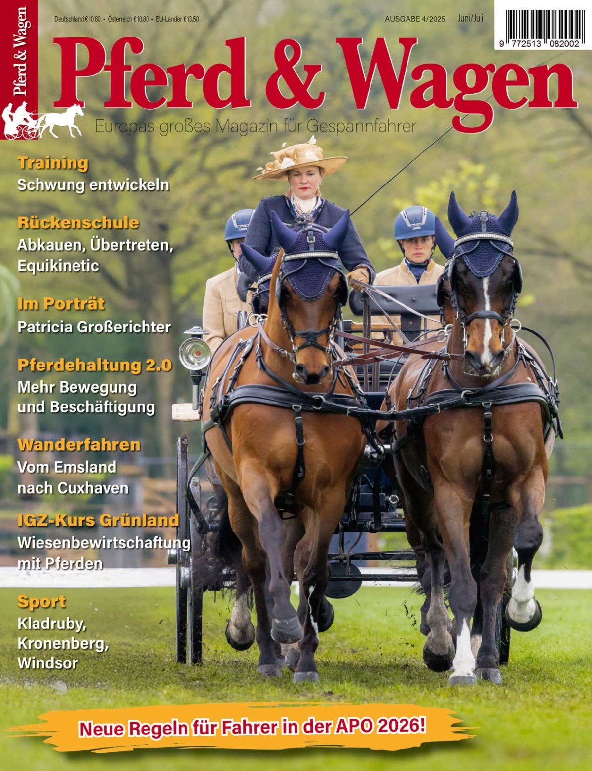 Die aktuelle Pferd & Wagen – Ausgabe 4-2025